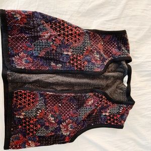 Vintage cropped vest